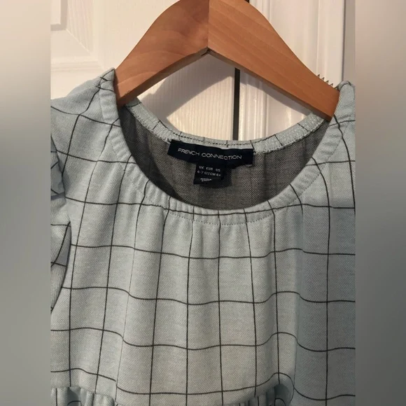 French Connection Dress with Ruffle Hem 6-7T - Picture 2 of 2